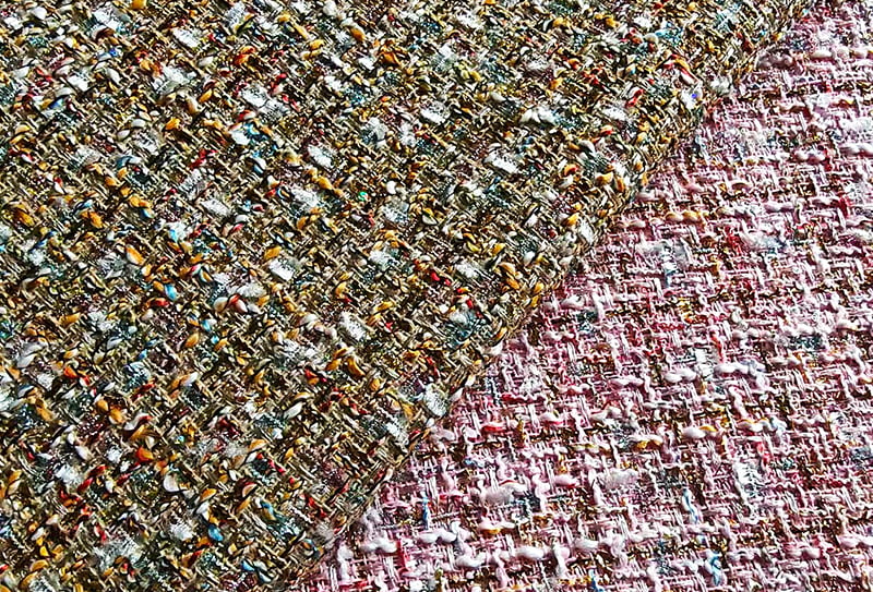 450 میلی گرم 148 سانتی متر پارچه توید / پارچه الهام گرفته از شانل مناسب برای کیف دستی / کفش 1722