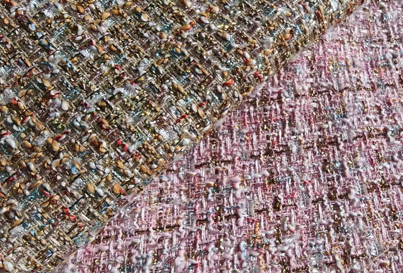 450 میلی گرم 148 سانتی متر پارچه توید / پارچه الهام گرفته از شانل مناسب برای کیف دستی / کفش 1722 450 میلی گرم 148 سانتی متر پارچه توید / پارچه الهام گرفته از شانل مناسب برای کیف دستی / کفش 1722